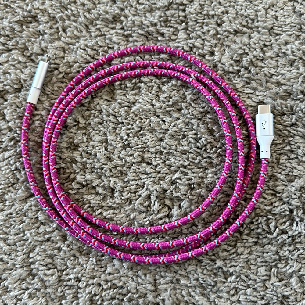 Festival charge cord, 5 ft. length, usb-c